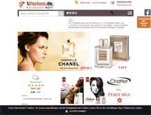 Tablet Screenshot of 1parfum.de
